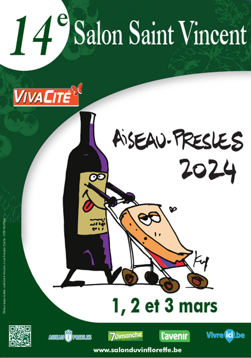 salon saint vincent du vin et du fromage Aiseau-Presles